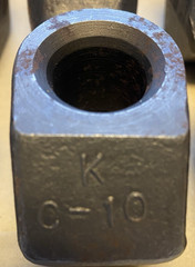 NEW KENNAMENTAL C-10 ROCK AUGER TOOTH POCKETS / MADE IN THE UNITED STATES