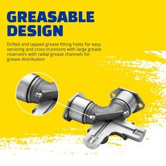 MOOG 338 Greaseable Premium Universal Joint