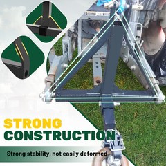 3 Point 2″ Receiver Trailer Hitch Drawbar Adapter Category One Tractor