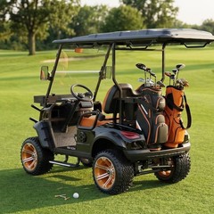 Wolverine 2026 grey 6-Seat Golf Cart Street-Legal 60KM Range 5H Charge Time