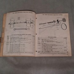 Case TA7 Power Mower Parts Catalog No B496 Semi-Mounted