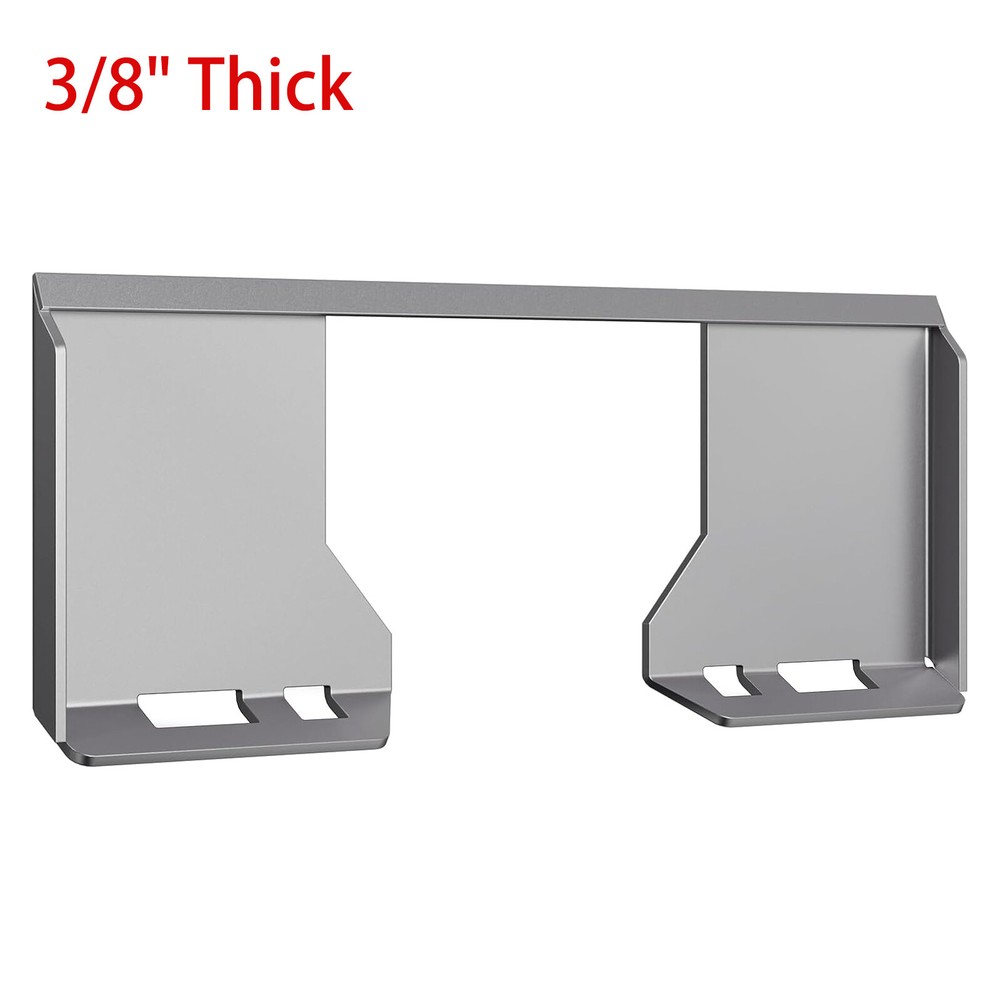 3/8″ Thick Quick Tach Mount Plate Steel Skid Steer Attachment Plate for Tractors