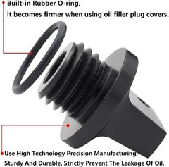 Universal Motorcycle Engine Oil Filler Cap Screw Cover Plug Gray w Color: Blue