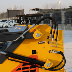 Mini Skid Steer Loader 24HP 4-in-1 Bucket 3-Stage Pump Hydraulic System Upgraded