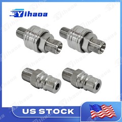 M16-M14 Hydraulic Attachment Fittings Quick Connect Adapters For Mini Excavator