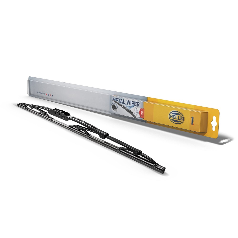 Hella 18 Inch Standard Wiper Blades Pack Of 2 All Season Front Windshield