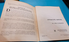 Original Factory Detroit Diesel Engines Service Manual In-Line 71 12- 1968