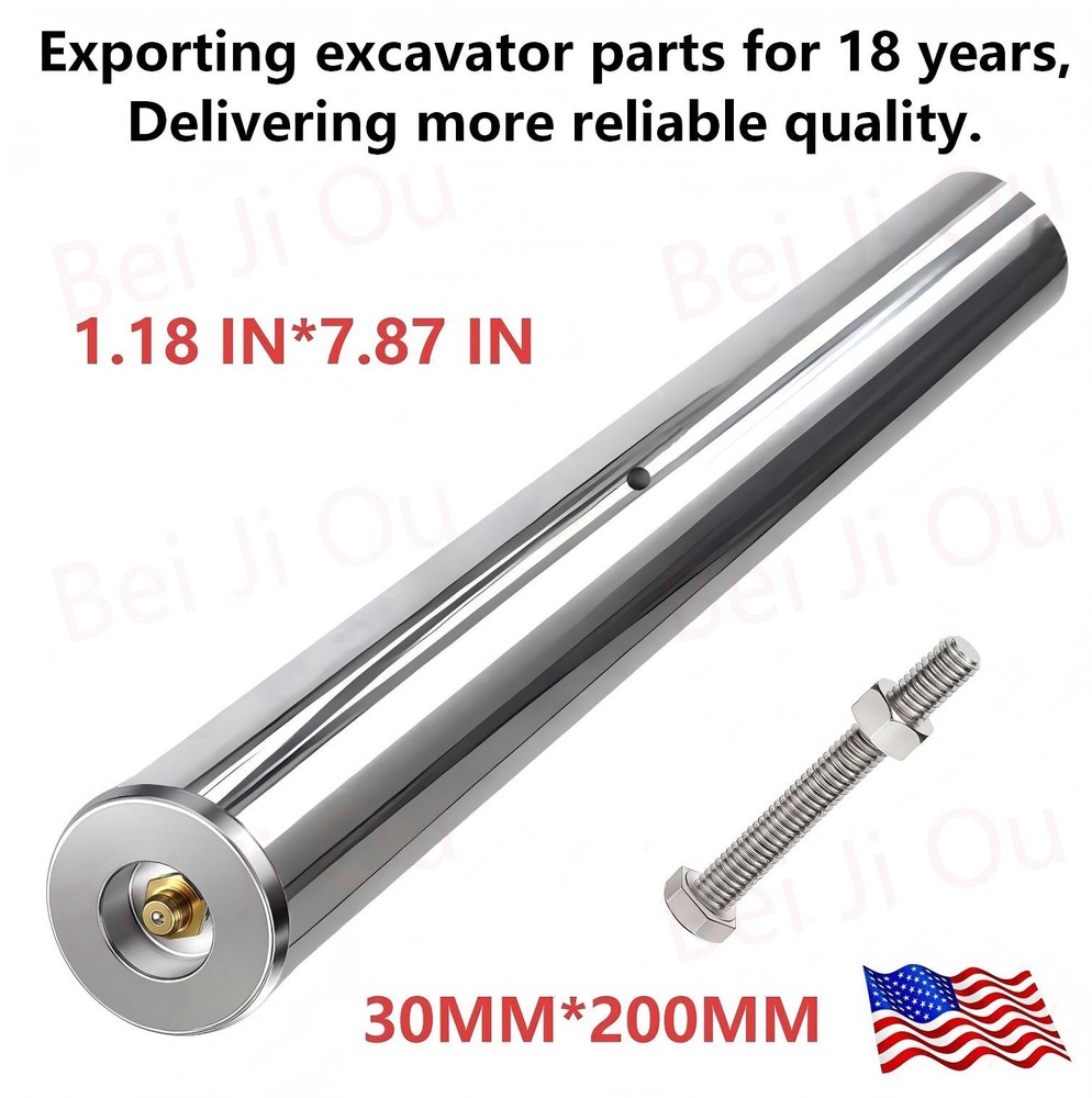30mm X 200mm New upgraded Excavator Universal Bucket Pin With grease nipple