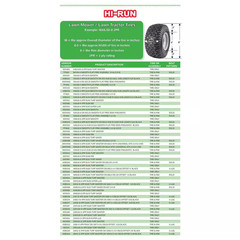 Stud 24 PSI 4.1 In. X 3.5-5 In. 2-Ply Tire