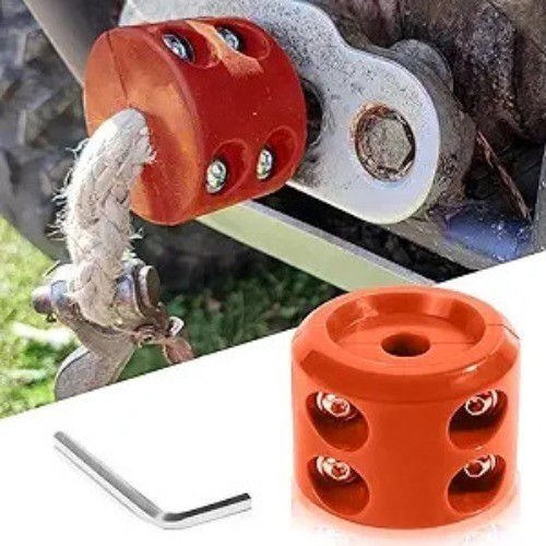 Car Rubber Winch Stopper for Cable Hook, Silicone Cable Saver to Color: Orange