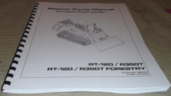 ASV RT-120 R350T COMPACT TRACK LOADER SKID STEER PARTS MANUAL BOOK 0404-763