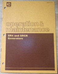CAT CATERPILLAR SR4 SRCR GENERATOR OPERATION & MAINTENANCE MANUAL