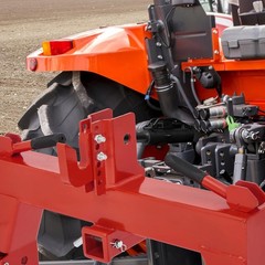 3000 LBS Steel 3 Point Quick Hitch W/ 2″ Receiver Hitch For Cat 1 & 2 Tractors