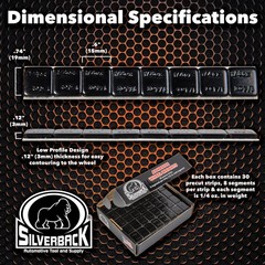 Silverback Automotive Tool And Supply Silverback 1/4Oz Black Steel Adhesive