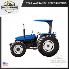 37″x45″ Blue SunGuard ABS Canopy with Quick Off/On Strut for New Holland Tractor