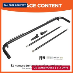 ECOTRIC 49″ Universal Iron Racing Safety Seat Belt Chassis Roll Harness Bar Rod