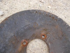 Universal disk blade 17″ for implement to pull behind a tractor