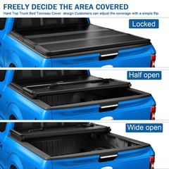 Hard Tri-Fold Tonneau Cover 2005-2015 Toyota Tacoma 5FT Bed