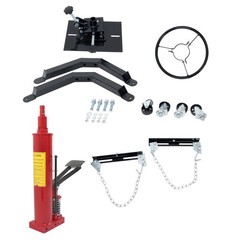 1322-1660lbs Capacity Hydraulic Transmission Jack 2 Stage Adjustable Telescoping
