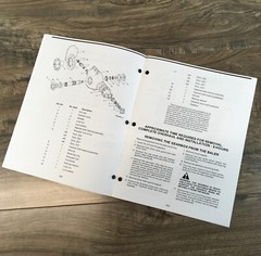 New Holland 275 Baler Service Parts Operators Manual Set Repair Catalog Owners