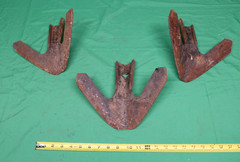 3 Used Iron Cultivator Teeth – Metal Art, Crafts, Altered Arts, Farm Decor