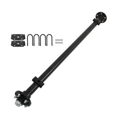 3500lbs Trailer Axle with 5 Lug 4.5 Bolt Pattern 61 Hub Face 46 Spring Center