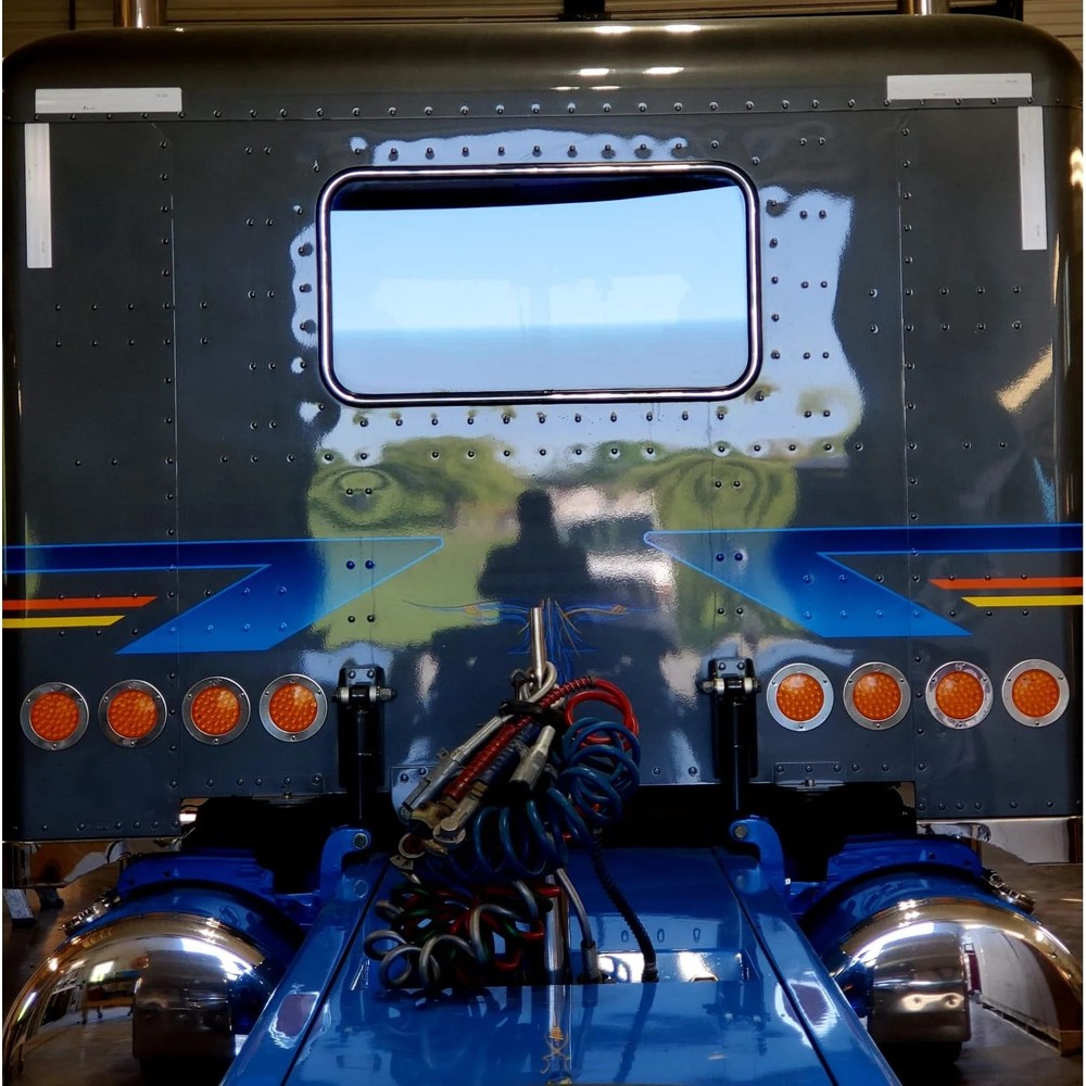 PFT-RW-BG Rear window Peterbilt bus glass 20″x37″ (Replaces oem# 20490aa) (Inclu