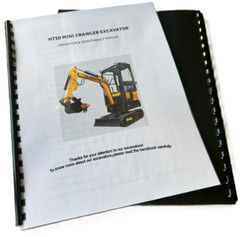 1-Ton Mini Excavator Track Hoe H10 TPM10 VA10 Operation & Maintenance Manual