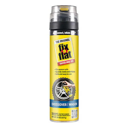 Fix-A-Flat S60430 Tire Inflator, 20 Oz., 2-3/4″ Dia., 10″L