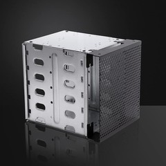 Rivonthex Hard Drive Rack 5.25 To 5X 3.5 Drive Tray Fan Space Detachable