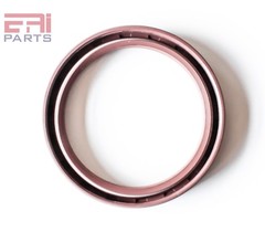 EAI 55x70x8mm FPM/FKM Oil Shaft Rotary Seal w/ Stainless Steel Spring Dbl Lip