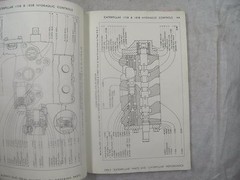 CAT Caterpillar 173B & 183B hydraulic controls parts book 59P 60P D7F D8