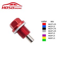 3pcs Universal Magnetic Drain Plug – Aluminum Oil Pan Bolt
