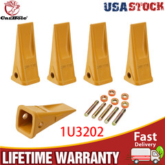 1U3202 5X J200 Style Backhoe Bucket Dirt Teeth For Excavator Attachment US