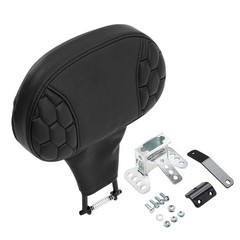 Honeycomb Sissy Bar Backrest Pad for Harley Road King CVO Street Glide 2014-2023