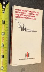 2 – IH International Harvester Tractor Line Advertising Brochures 1982, 1983