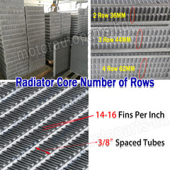FOR Bobcat Skid Steer 645 743 743B 743DS 6630186 6648820 4 Row Aluminu Radiator