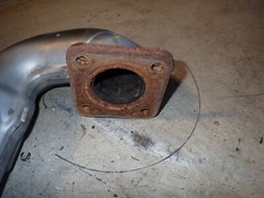 Caterpillar CAT C3.8 Diesel Engine Muffler Pipe Skid Steer 272D2 D3 297D2 299D3