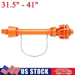 PTO Shaft PTO Driveshaft for Tractor 1-3/8″ x 6 Spline Both End 31.5″-41″ Orange