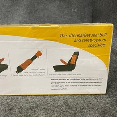 APV-S SAFETY PRODUCTS Easi-Grip Industrial Seatbelt for Forklift, Black/Orange