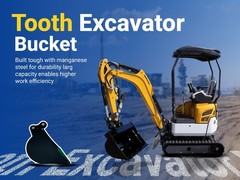 600mm Smooth Edge Bucket for 1-1.8T Mini Excavator, With Pin, Free Shipping USA