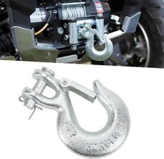 2PCS 1/4 Inch Safety Chain Hooks, Automotive Grade 12,600 LBS 70 For Size: 1/4