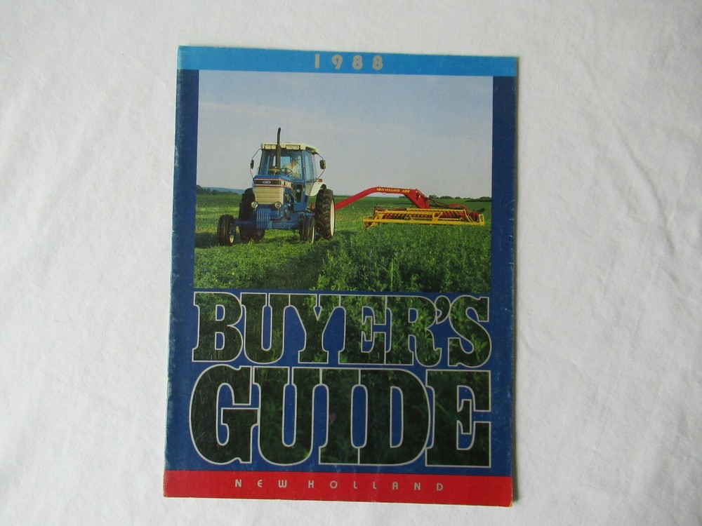 1988 New Holland farm equipment buyer’s guide catalog brochure 20 pages