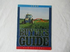 1988 New Holland farm equipment buyer’s guide catalog brochure 20 pages