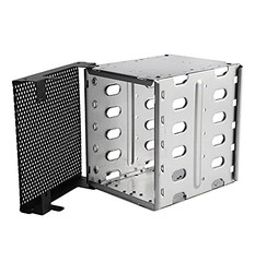 Rivonthex Hard Drive Rack 5.25 To 5X 3.5 Drive Tray Fan Space Detachable