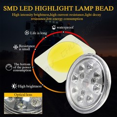 Farm Equipment LED Work Lights 4x 50W for Tractor Replace RE336111 6000-6500K