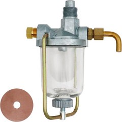 Durable Fuel Sediment Bowl with Glass Strainer for Farmall and Massey Tractors
