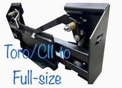 Toro Dingo CII to Full Size Skid Steer Adapter Mount Plate Quick Attach USA