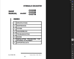 CASE CX27B MINI MIDI CRAWLER EXCAVATOR OWNERS SERVICE REPAIR SHOP MANUAL PDF USB