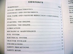 Ford 601 701 801 901 Series Lp Gas Tractor Operator Owners Manual Supplement Lpg